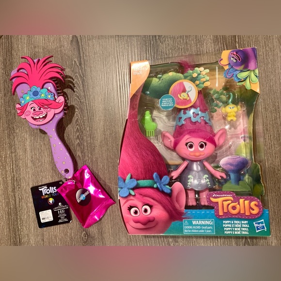 Troll Bundle- TROLLS Babies in Hair & B Fashion Dolls and Accessories Assortment - Picture 1 of 4